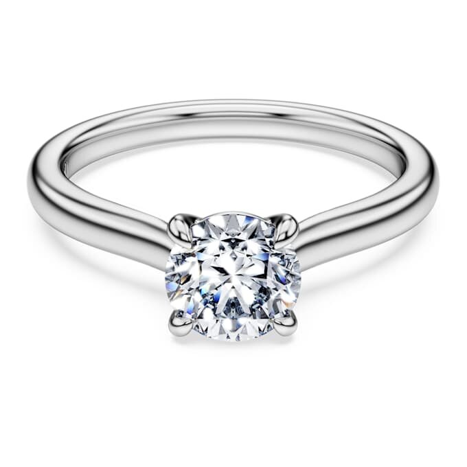 Diamantes de laboratório «Eternity», 1 Ct Tw, forma redonda, ouro branco de 14K Diamantes de laboratório «Eternity», 1 Ct Tw, forma redonda, ouro branco de 14K