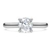Diamantes de laboratório «Eternity», 1 Ct Tw, forma redonda, ouro branco de 14K Diamantes de laboratório «Eternity», 1 Ct Tw, forma redonda, ouro branco de 14K