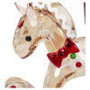 Enfeite de Natal «Holiday Cheers» – Cavalo de balouço em forma de pão de gengibre