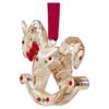 Enfeite de Natal «Holiday Cheers» – Cavalo de balouço em forma de pão de gengibre