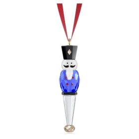 Enfeite de Quebra-Nozes «Holiday Cheers» Azul