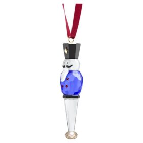 Enfeite de Quebra-Nozes «Holiday Cheers» Azul