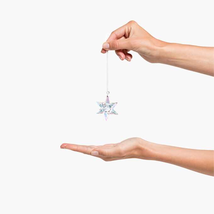 Enfeite em forma de estrela Shimmer, médio Enfeite em forma de estrela Shimmer, médio