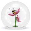 Esfera de vidro Idyllia com abelha e flores Esfera de vidro Idyllia com abelha e flores