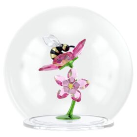 Esfera de vidro Idyllia com abelha e flores