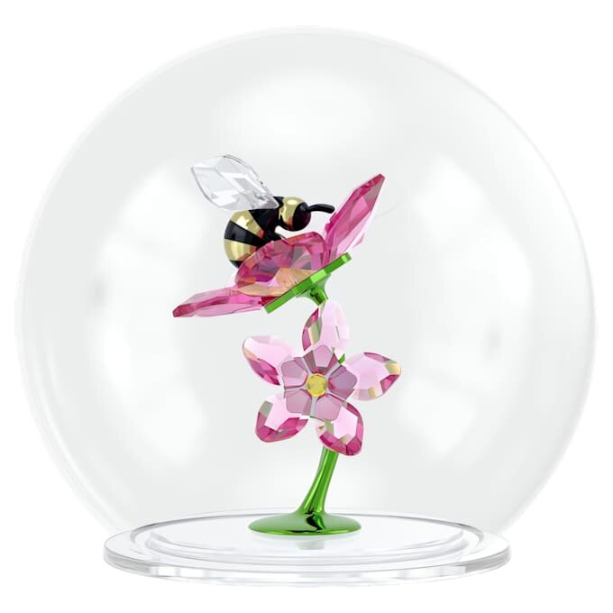 Esfera de vidro Idyllia com abelha e flores Esfera de vidro Idyllia com abelha e flores