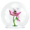 Esfera de vidro Idyllia com abelha e flores Esfera de vidro Idyllia com abelha e flores