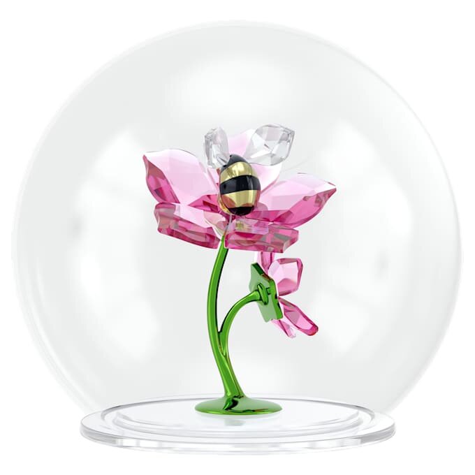 Esfera de vidro Idyllia com abelha e flores Esfera de vidro Idyllia com abelha e flores