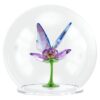 Esfera de vidro Idyllia com borboleta e flor Esfera de vidro Idyllia com borboleta e flor