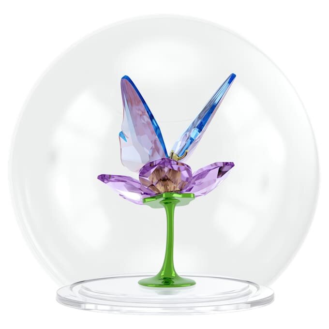 Esfera de vidro Idyllia com borboleta e flor Esfera de vidro Idyllia com borboleta e flor