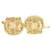 Extensor Harmonia com corte em almofada, tom dourado, banhado a ouro Extensor Harmonia com corte em almofada, tom dourado, banhado a ouro