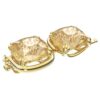Extensor Harmonia com corte em almofada, tom dourado, banhado a ouro Extensor Harmonia com corte em almofada, tom dourado, banhado a ouro