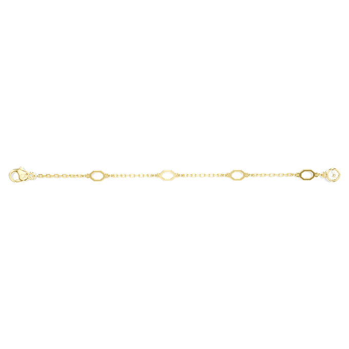 Extensor Imber Branco, banhado a dourado Extensor Imber Branco, banhado a dourado