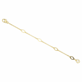 Extensor Imber Branco, banhado a dourado