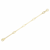 Extensor Imber Branco, banhado a dourado Extensor Imber Branco, banhado a dourado