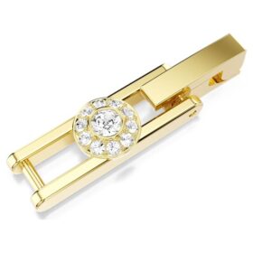 Extensor Una Angelic, corte redondo, branco, banhado a ouro