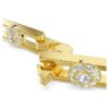 Extensor Una Angelic, corte redondo, branco, banhado a ouro Extensor Una Angelic, corte redondo, branco, banhado a ouro