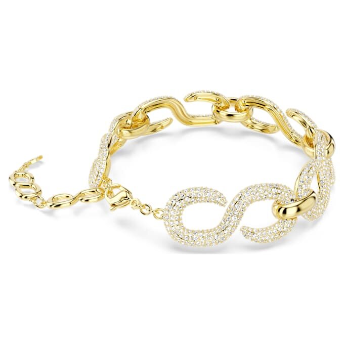 Gargantilha Dextera com corte redondo, branca, banhada a dourado Gargantilha Dextera com corte redondo, branca, banhada a dourado