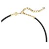 Gargantilha Millenia com corte octogonal, roxa, banhada a dourado Gargantilha Millenia com corte octogonal, roxa, banhada a dourado