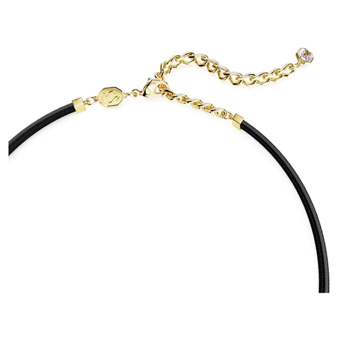 Gargantilha Millenia com corte octogonal, roxa, banhada a dourado Gargantilha Millenia com corte octogonal, roxa, banhada a dourado