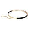 Gargantilha Millenia com corte octogonal, roxa, banhada a dourado Gargantilha Millenia com corte octogonal, roxa, banhada a dourado