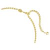 Gargantilha Una Angelic com corte redondo, cor caramelo, banhada a dourado Gargantilha Una Angelic com corte redondo, cor caramelo, banhada a dourado