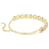 Gargantilha Una Angelic com corte redondo, cor caramelo, banhada a dourado Gargantilha Una Angelic com corte redondo, cor caramelo, banhada a dourado