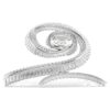 Grampo de cabelo Ariana Grande X Swarovski com corte baguete, branco, banhado a ródio Grampo de cabelo Ariana Grande X Swarovski com corte baguete, branco, banhado a ródio