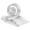 Grampo de cabelo Ariana Grande X Swarovski com corte baguete, branco, banhado a ródio Grampo de cabelo Ariana Grande X Swarovski com corte baguete, branco, banhado a ródio