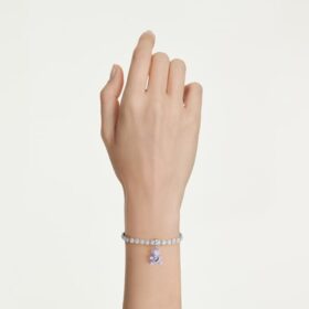 Idyllia Charm Cortes Mistos, Ursinho, Roxo, Banhado a Ródio