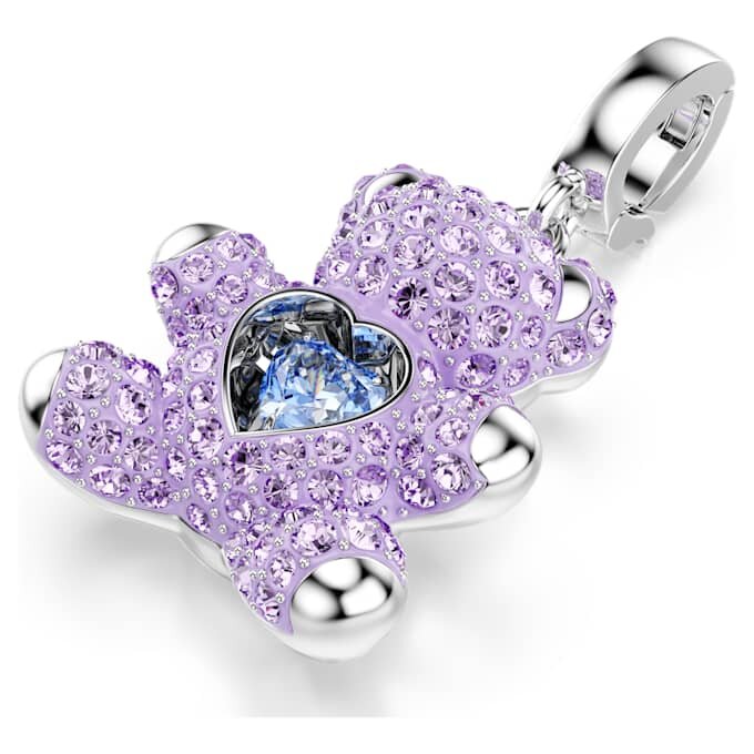 Idyllia Charm Cortes Mistos, Ursinho, Roxo, Banhado a Ródio Idyllia Charm Cortes Mistos, Ursinho, Roxo, Banhado a Ródio