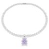 Idyllia Charm Cortes Mistos, Ursinho, Roxo, Banhado a Ródio Idyllia Charm Cortes Mistos, Ursinho, Roxo, Banhado a Ródio