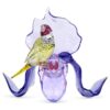 Idyllia: Pintassilgo-de-Gould e Orquídea Idyllia: Pintassilgo-de-Gould e Orquídea