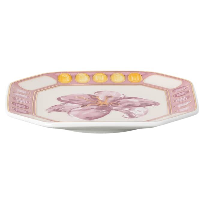 Idyllia Vide Poche em porcelana, motivo com estampado de cristal, lírio, multicolorido Idyllia Vide Poche em porcelana, motivo com estampado de cristal, lírio, multicolorido