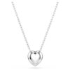 Pingente Ariana Grande X Swarovski com cortes mistos, coração, branco, banhado a ródio Pingente Ariana Grande X Swarovski com cortes mistos, coração, branco, banhado a ródio
