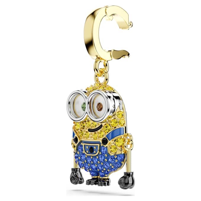Pingente Bob dos Minions com pavé, multicolorido, banhado a dourado Pingente Bob dos Minions com pavé, multicolorido, banhado a dourado