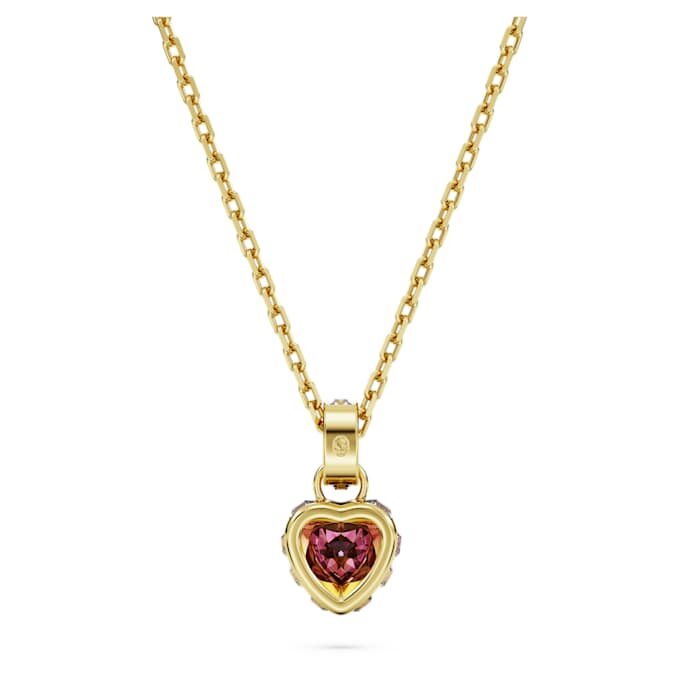 Pingente Chroma em forma de coração, vermelho, banhado a ouro Pingente Chroma em forma de coração, vermelho, banhado a ouro