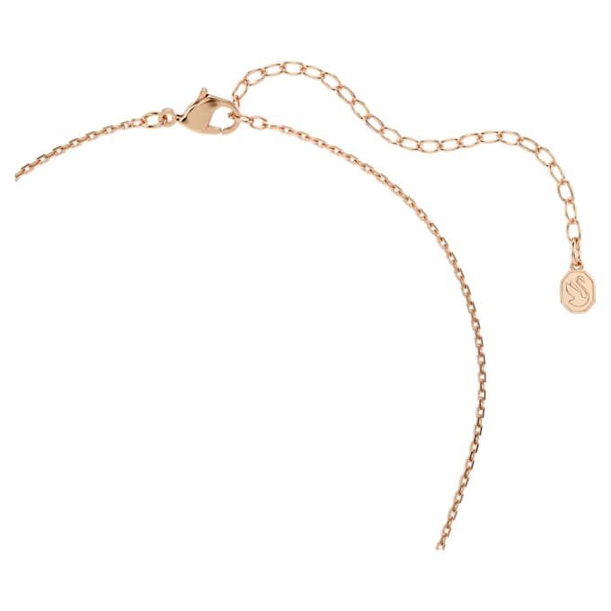 Pingente Constella com corte redondo, pedra dançante, cor-de-rosa, banhado a ouro rosa Pingente Constella com corte redondo, pedra dançante, cor-de-rosa, banhado a ouro rosa