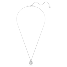 Pingente de cobra com cortes mistos, Ano da Cobra, branco, banhado a ródio