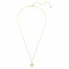 Pingente de cobra com pérola de cristal, cortes mistos, Ano da Cobra, branco, banhado a dourado