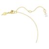 Pingente Dextera com laços entrelaçados, branco, banhado a dourado Pingente Dextera com laços entrelaçados, branco, banhado a dourado