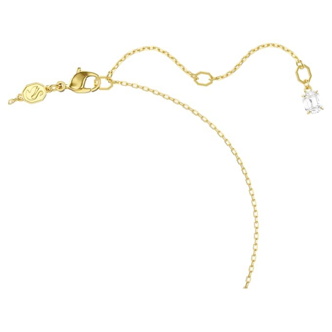 Pingente Dextera com laços entrelaçados, branco, banhado a dourado Pingente Dextera com laços entrelaçados, branco, banhado a dourado