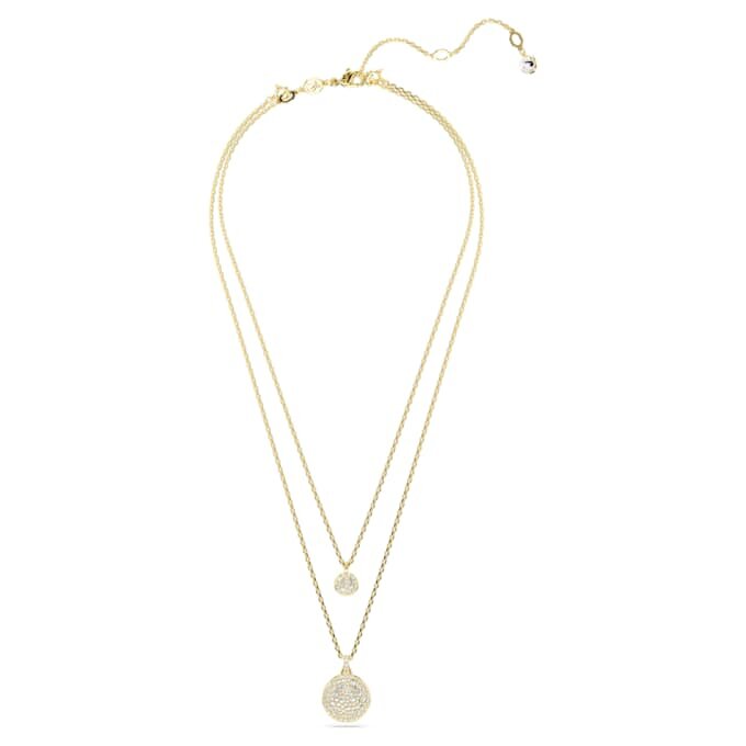 Pingente em camadas Sublima, branco, banhado a dourado Pingente em camadas Sublima, branco, banhado a dourado