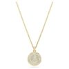 Pingente em camadas Sublima, branco, banhado a dourado Pingente em camadas Sublima, branco, banhado a dourado