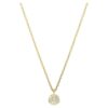 Pingente em camadas Sublima, branco, banhado a dourado Pingente em camadas Sublima, branco, banhado a dourado