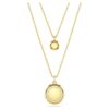 Pingente em camadas Sublima, branco, banhado a dourado Pingente em camadas Sublima, branco, banhado a dourado