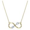 Pingente Eternity com diamantes cultivados em laboratório, 0,35 Ct no total, formas variadas, ouro amarelo de 14K Pingente Eternity com diamantes cultivados em laboratório, 0,35 Ct no total, formas variadas, ouro amarelo de 14K