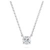 Pingente Eternity com diamantes cultivados em laboratório, 0,5 ct no total, forma redonda, prata esterlina Pingente Eternity com diamantes cultivados em laboratório, 0,5 ct no total, forma redonda, prata esterlina