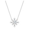 Pingente Galaxy com diamantes cultivados em laboratório, 0,5 ct no total, forma redonda, ouro branco de 14K Pingente Galaxy com diamantes cultivados em laboratório, 0,5 ct no total, forma redonda, ouro branco de 14K