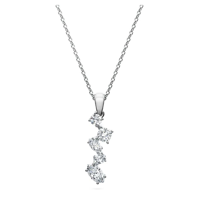 Pingente Galaxy com diamantes cultivados em laboratório, 0,9 quilates no total, formas variadas, ouro branco de 14 quilates Pingente Galaxy com diamantes cultivados em laboratório, 0,9 quilates no total, formas variadas, ouro branco de 14 quilates